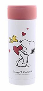 【未使用 中古品】Peanuts ステンレスボトル ハートスヌーピー S 220ml(中古品)