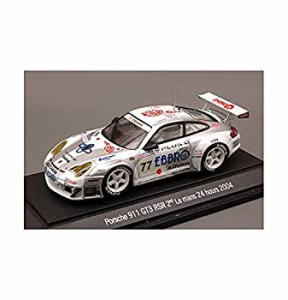 【中古品】エブロ 1/43 ポルシェ 911GT3 RSR LM2004 #77 43600 完成品(中古品)