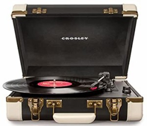 【中古品】Crosley エグゼクティブUSB ポータブルターンテーブル ホワイト/ブラック  (中古品)