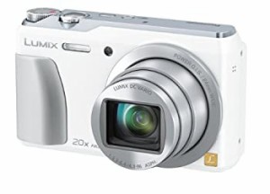 パナソニック デジタルカメラ ルミックス TZ55 光学20倍 ホワイト DMC-TZ55(中古品)
