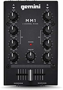 【中古品】GEMINI DJ ミキサー ポータブル 2ch ステレオミキサー MM1【国内正規品】(中古品)