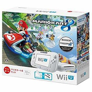 【中古品】Wii U マリオカート8 セット シロ【メーカー生産終了】(中古品)