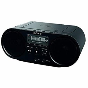 【中古品】ソニー CDラジオ ZS-S40 : FM/AM/ワイドFM対応 ブラック ZS-S40 B(中古品)