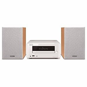 【中古品】ONKYO ミニコンポ CDレシーバーシステム Bluetooth接続可能 ホワイト X-U5X(中古品)