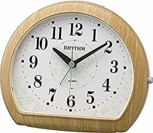 【中古品】リズム(RHYTHM) 目覚まし時計 アナログ 連続秒針 和室 に良く合うデザイン (中古品)