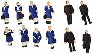 【中古品】トミーテック ジオコレ 情景コレクション ザ・人間112 学生 冬 ジオラマ用 (中古品)