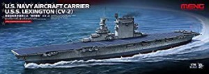 【中古品】モンモデル 1/700 アメリカ海軍航空母艦レキシントン CV-2 色分け済みプラ (中古品)