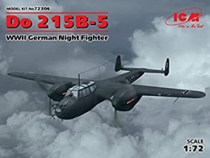 【中古品】ICM 1/72 ドイツ空軍 ドルニエ Do215B-5 夜間戦闘機 プラモデル 72306(中古品)