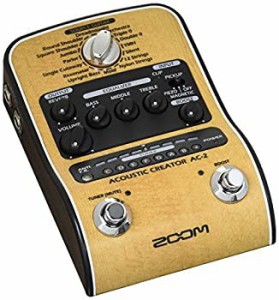 【未使用 中古品】ZOOM ズーム アコースティックギター用プリアンプ AC-2(中古品)