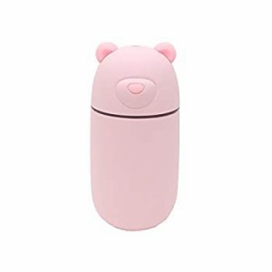 【中古品】USBポート付きクマ型ミニ加湿器「URUKUMASAN(うるくまさん)」 ピンク(中古品)