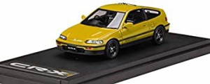 【中古品】MARK43 1/43 ホンダ CR-X Si (EF7) with 無限 RNR Wheel イエロー 完成品(中古品)