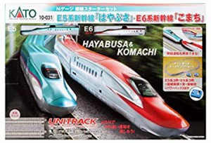 【中古品】KATO Nゲージ 複線スターターセット E5系新幹線 はやぶさ・E6系新幹線 こま(中古品)