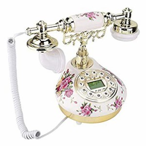 【中古】ヴィンテージアンティーク電話、ヨーロッパのアンティーク固定電話、ホームオフィス用のコード付きレトロ電話