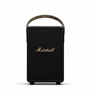 【中古】(未使用・未開封品)Marshall Official 大型ワイヤレスポータブルスピーカー TUFTON ブラック&ブラス 連続再生20時間/IPX2防滴仕