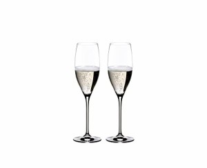 [正規品] RIEDEL リーデル クリスタル シャンパン グラス ペアセット ヴィノム キュヴェ・プレスティージュ(ヴィンテージ・シャンパーニ