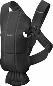 BabyBjorn(ベビービョルン) 抱っこ紐 日本正規品付 ベビーキャリア MINI ブラック 021056 1個 (x 1)