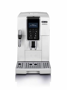 アドバンスモデルデロンギ(DeLonghi) コンパクト全自動コーヒーメーカー ディナミカ ミルク泡立て手動 1.8L ホワイト ECAM350