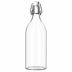 IKEA(イケア) KORKEN 00213558 ボトル ふた付き クリアガラス