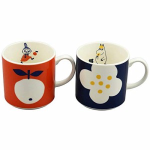 山加商店 MOOMIN (ムーミン) マグカップ ペア リトルミイ&スノークのおじょうさん 日本製 MM032/4-13 マルチ 350ml