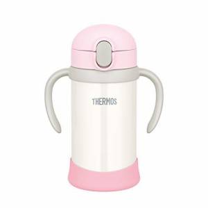 サーモス(THERMOS) まほうびんのベビーストローマグ FJL-350 ピンクホワイト (PKW) 350ml