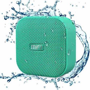 MIFA A1 グリーン Bluetoothスピーカー IP56防塵防水/お風呂/コンパクト/マカロン色で可愛い/完全ワイヤレスステレオ対応/True Wireless