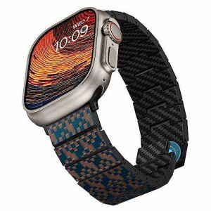 カーボン製 Watch Band モダン ステアーズ Apple Watch 対応 バンド Series Ultra2/Ultra/9/8/7/6/SE2/SE/5/4/3 38404142444549mm 適用