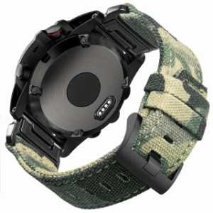 Torbollo ガーミンキャンバスバンド 22MM Garmin Fenix 7 Solar / F?nix 7 Pro / Fenix 7