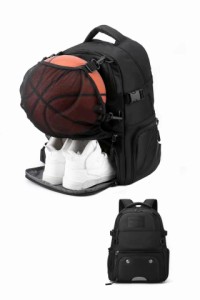 YFFSFDC バスケットボールバッグ ボールバッグ リュック サッカーポーチバッグ ボールケース 多機能 大容量 運動 通学 出張 旅行用 ス