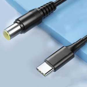 XMHL USB-C to Lenovo 変換 急速充電ケーブル 電源プラグ 充電ケーブル pd ケーブル急速充電 採用 PVC 高耐久 頑丈