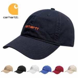 Carhartt カーハート ボールキャップ コットン100％ ロゴ ベースボールキャップ  帽子 アウトドア ゴルフ 日焼け防止 紫外線対策 UVカッ