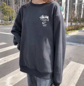 Stussy ナイキ スプリング クルーネック スウェットシャツ