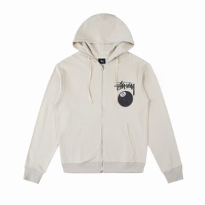 Stussy ファン・プリント・ジップ・フーデッド・スウェットシャツ