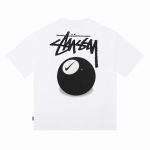 Stussyダブルヤーンと厚手の生地を使用したハーフスリーブTシャツ