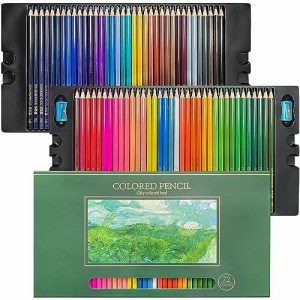 【送料無料】Roleness 色鉛筆 72色 油性色鉛筆 子供と大人の塗り絵 色鉛筆セット プロ 柔らかい芯 いろえんぴつ 鉛筆削り付き