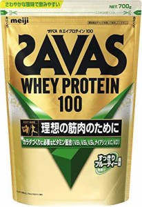 【送料無料】ザバスSAVAS ホエイプロテイン100 すっきりフルーティー風味 700g 明治