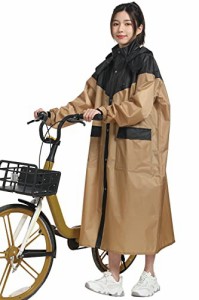 【送料無料】TONGMO レインコート メンズ レディース 自転車 軽量 快適 原付用 ロング丈のおしゃれなレインウェア リュックにも対応 防水