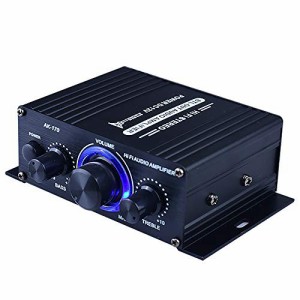 【送料無料】Weytoll オーディオパワーアンプ 車および家庭用パワーアンプ 出力20W＋20W 20Hz-20KHz 小型スピーカー用 ACアダブター別売