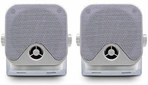 Herdio 100W HIFI 4インチ スピーカー 音響 ラッパ ヨットボートアウトドア車 船舶 農業用自動車 トラック 工事車 等用 表面