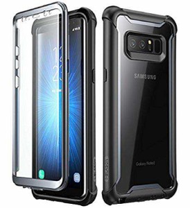 i-BLASON Samsung Galaxy Note 8 ケース  SCV37/ SC-01K  液晶画面フィルム付き 全面保護 クリアケー