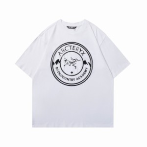 ARCTERYX(アークテリクス) 刺繍 男女兼用ホワイト 半袖Tシャツ