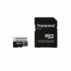 【送料無料】トランセンド microSDカード 128GB UHS-I U3 V30 A2 Class10 (最大転送速度100MB/s) TS128GUSD330S