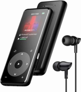 【送料無料】MP3プレーヤー AGPTEK Bluetooth5.1 mp3プレイヤー ウォークマン HIFI スピーカー搭載 内蔵8GB SDカード対応 128GBまで拡張