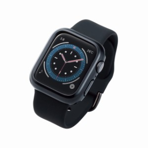 エレコム Apple Watch (アップルウォッチ) ケース バンパー 40mm [Apple Watch SE2 SE 6 5 4 対応] ハード ポリカーボネート フィルム兼