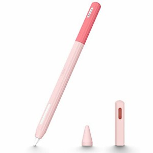 ESR Apple pencil ケース タッチペンカバー アップルペンシル第2世代対応 アップルペンシル カバー シリコン製 滑り止め 薄型 落下保護