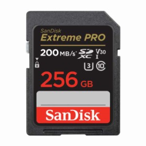 サンディスク 正規品  SDカード 256GB SDXC Class10 UHS-I V30 読取最大200MB/s SanDisk Extreme PRO SDSDXXD-256G-GHJIN 新パッケージ