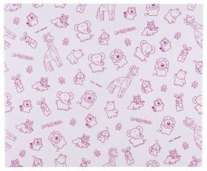 貝印 KAI ワックス ペーパー 30枚 入 ラッピング デコレーション たべっ子どうぶつ ピンク 日本製 DL8106