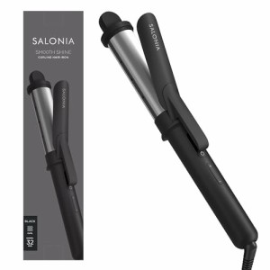 SALONIA サロニア スムースシャイン カールヘアアイロン 32mm ブラック 耐熱ポーチ付 コテ SAL23106BK