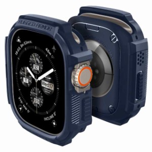 Spigen Apple Watch Ultra2 / Apple Watch Ultra ケース 49mm 対応 落下 衝撃 吸収 タフネスデザイン すり傷 防止 耐衝撃 保護カバー ラ