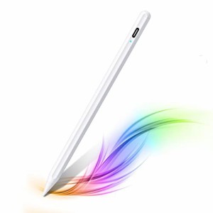 タッチペン デジタルペンシル 超高感度 2018年以降iPad対応 USB充電式 タッチペン 傾き感知機能/誤接触を防ぐ機能/マグネット吸着 iPad A