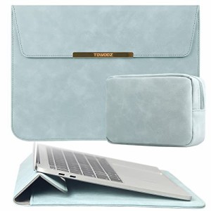 TOWOOZ【折り畳み式】2022年新型 M2 Macbook Pro/Macbook Air ケース 13 インチ 薄型 耐衝撃 撥水 磁石設計 収納袋付き Macbook Air/Pro